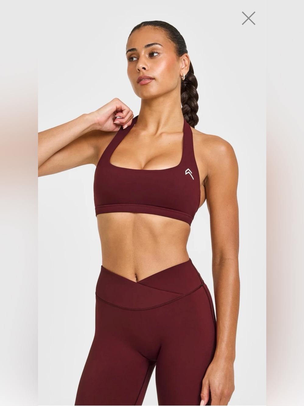 Oner Active EASYLIFT™ HALTER BRALETTE WITH WHITE LOGO